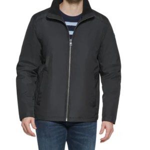 Mock Neck Poly Jacket